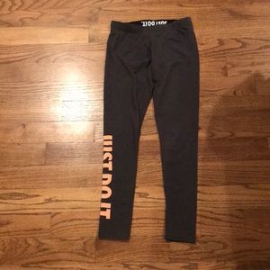 Just do it dark grey leggings Nike